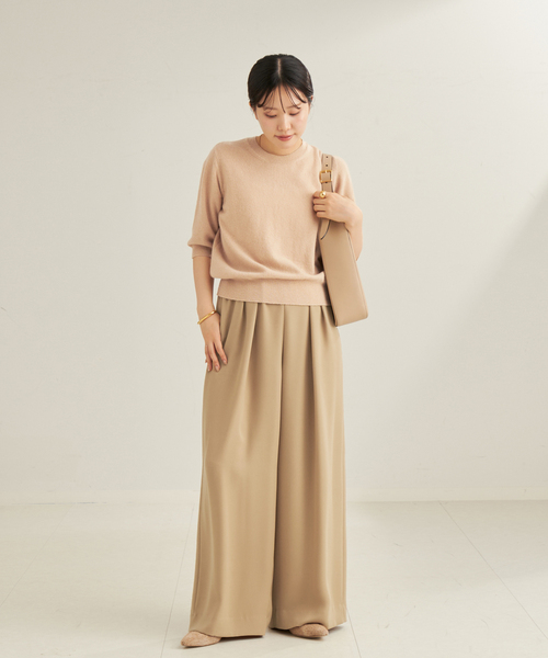 plage（プラージュ）の「《追加》washable Flare パンツ（その他パンツ・レディース・ブラック/ホワイト/ベージュ系その他・34/36/38）」の6枚目の写真