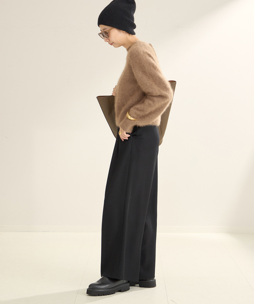 plage（プラージュ）の「《追加》washable Flare パンツ（その他パンツ・レディース・ブラック/ホワイト/ベージュ系その他・34/36/38）」の8枚目の写真