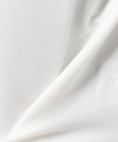 OUTLET（アウトレット）の「【mystic】Omekashi レーヨンスパンインレイT（Tシャツ/カットソー・レディース・オフホワイト/ブラック/カーキ・FREE）」の10枚目の写真