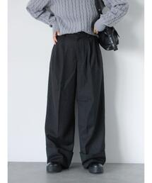 ehka sopo | ロールアップワイドスラックス(その他パンツ)
