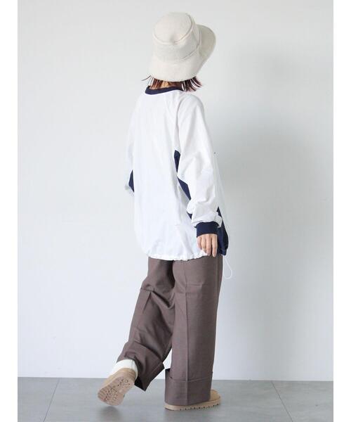 ehka sopo（エヘカソポ）の「ロールアップワイドスラックス（その他パンツ・レディース・グレー/モカ/ブラック・F）」の22枚目の写真