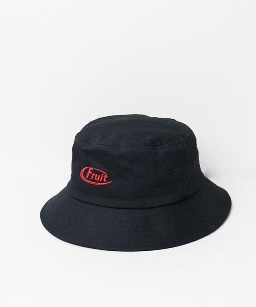 FRUIT OF THE LOOM(フルーツオブザルーム)の「【FRUIT OF THE LOOM】EMBROIDERY BUCKET HAT(ハット・レディース・ブラック/ベージュ・FREE)」の4枚目の写真