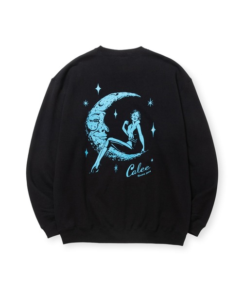 SYNDICATE RETRO GIRL CREW NECK SW ＜NATURALLY PAINT DESIGN＞