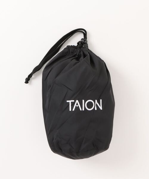 TAION（タイオン）の「【別注】【TAION/タイオン】ダウンジャケット付バルカラーコート（トレンチコート・レディース・ブラック/ベージュ・フリー）」の6枚目の写真