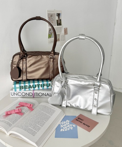 はるちゃん★☆様　ボストンショルダーバッグ（大）ハンドメイド REAL STYLE（ファッション） ショルダーバッグ レディース 斜