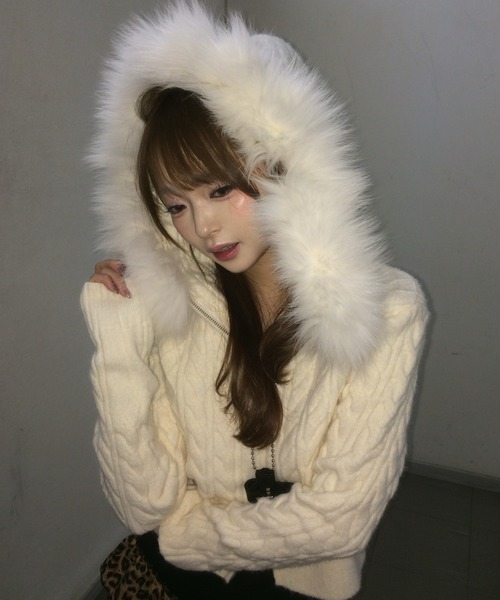 COOHEM ニットガウン COOHEM ニットガウン COOHEM / Cotton Cashmere Bandana