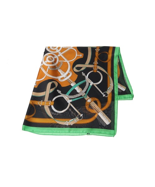 Edit Sheen（エディットシーン）の「ブライドルプリントスカーフ（ストール/ショール・レディース・グレー/レッド/オレンジ/グリーン・FREE）」の7枚目の写真