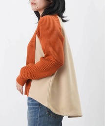 LUCA/LADY LUCK LUCA | LC/LLL リブ切替ニット/ハイネックリブニット(ニット/セーター)