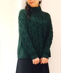 robbem | 【robbem】アラン柄ニットプルオーバー(ニット/セーター)