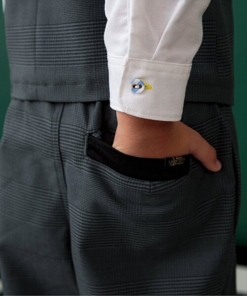 BREEZE（ブリーズ）の「【セットアップ可】フォーマルパンツ（スーツパンツ・キッズ・ネイビー/グレー・120/110/100/90/130）」の7枚目の写真
