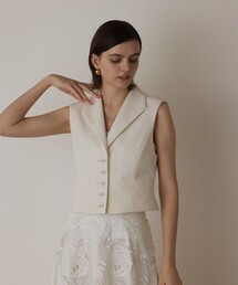 GRACE CONTINENTAL - hina☆☆様宜しくお願い致します♡ファーポケットロングベスト WOMEN ベスト GRACE CONTINENTAL グレースコンチネンタル 通販