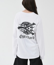 OPENYARD OY ホワイト パーカー&長袖Tシャツ セット アイドル