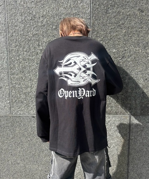OY（オーワイ）の「『OY/オーワイ』 TRIBAL LOGO L/S TEE/トライバルロゴ長袖カットソー（Tシャツ/カットソー・レディース・ホワイト/ブラック・FREE）」の4枚目の写真