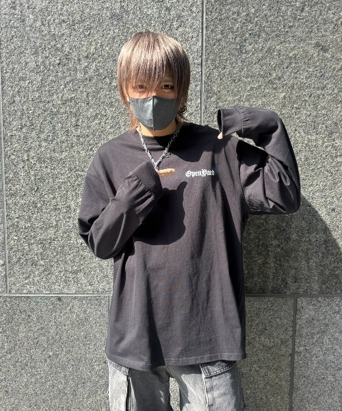 OY/オーワイ』 TRIBAL LOGO L/S TEE/トライバルロゴ長袖