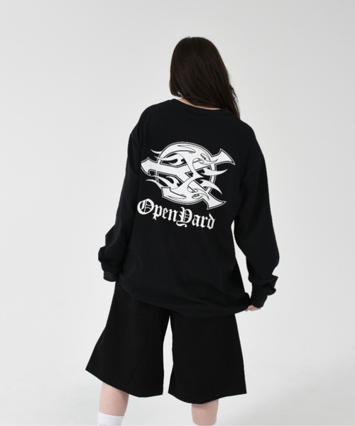 OY（オーワイ）の「『OY/オーワイ』 TRIBAL LOGO L/S TEE/トライバルロゴ長袖カットソー（Tシャツ/カットソー・レディース・ホワイト/ブラック・FREE）」の22枚目の写真