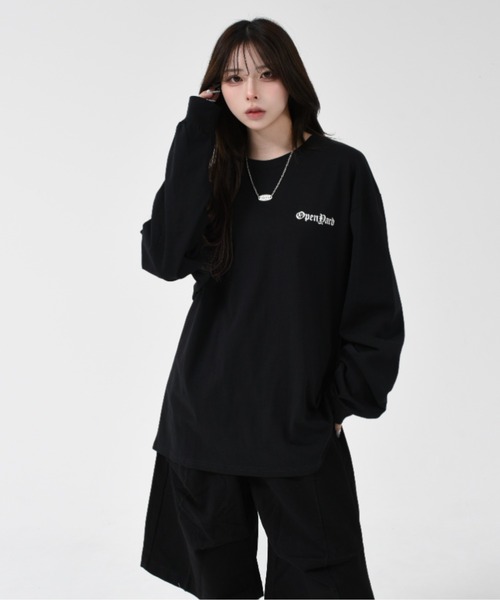 セール】バックオープンロンT / back open longT トップス