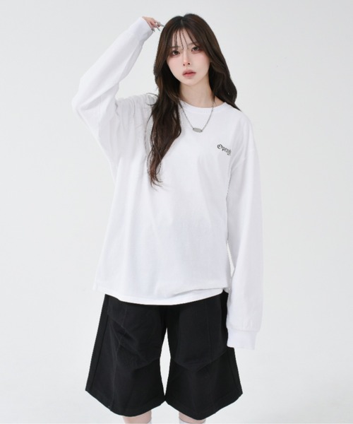 tシャツ 「OY/オーワイ」 TRIBAL LOGO L/S TEE/トライバルロゴ長袖カットソー レディース メンズ OY/オーワイ』 TRIBAL LOGO L/S TEE/トライバルロゴ長袖