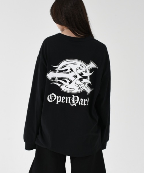 OY(オーワイ)の「『OY/オーワイ』 TRIBAL LOGO L/S TEE/トライバルロゴ長袖カットソー(Tシャツ/カットソー・メンズ・ホワイト/ブラック・FREE)」の7枚目の写真