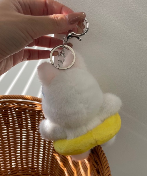 WEGO/バカンスわんこぬいぐるみキーホルダー（キーホルダー