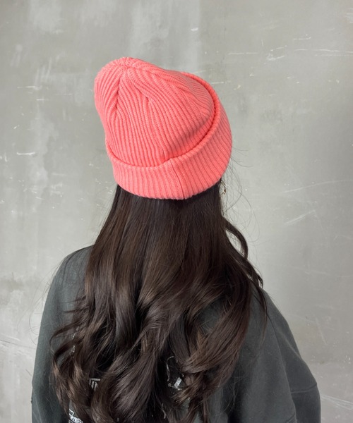 p(R)ject r ピンク ニット帽 p(R)ject r ピンク ニット帽 Kロゴ配色ニットキャップ｜ピンクハウス