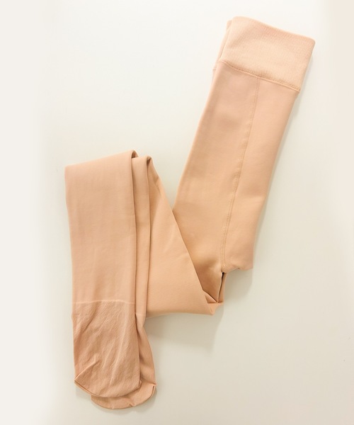 DiamondHearts（ダイヤモンドハーツ）の「裏起毛　極暖タイツ　ハイウエストTYPE（タイツ/ストッキング・レディース・ベージュ/ブラック・FREE）」の6枚目の写真