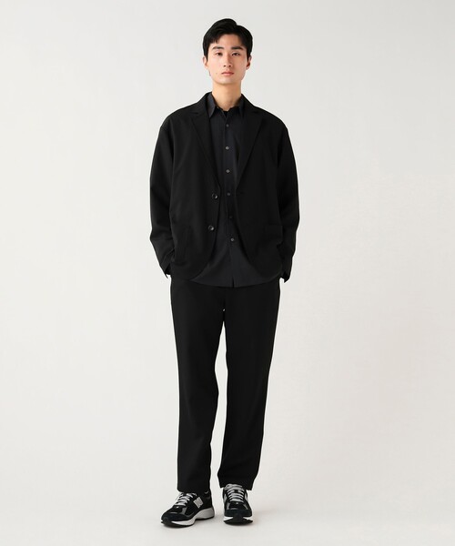 BEAMS HEART（ビームスハート）の「シャークスキン テーパード パンツ（スラックス・メンズ・ブラック/ネイビー/ベージュ・M/S/XL/L）」の11枚目の写真