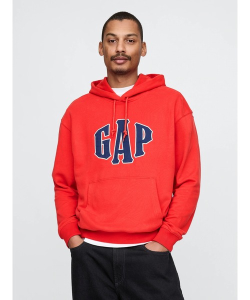 GAP(ギャップ)の「ヴィンテージソフト オーバーサイズ GAPロゴパーカー(ユニセックス)(パーカー・メンズ・レッド/ネイビー/ブラウン/ベージュ・XS/XL/L/M/S)」の7枚目の写真