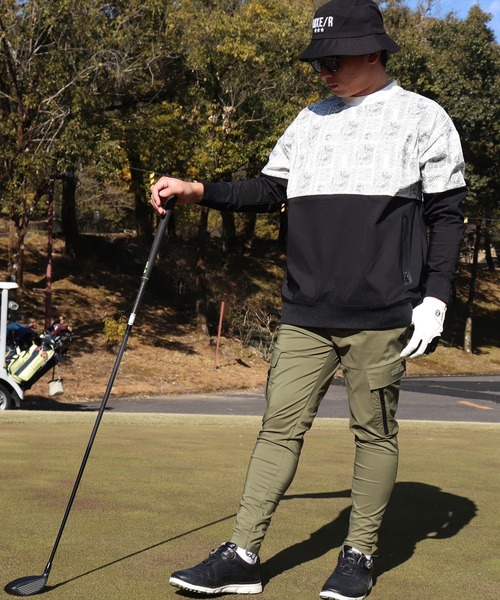 【2025年最新】海外限定の人気アイテム RM)【LUXE/R GOLF】ストレッチ クロス カーゴパンツ（カーゴ パンツ
