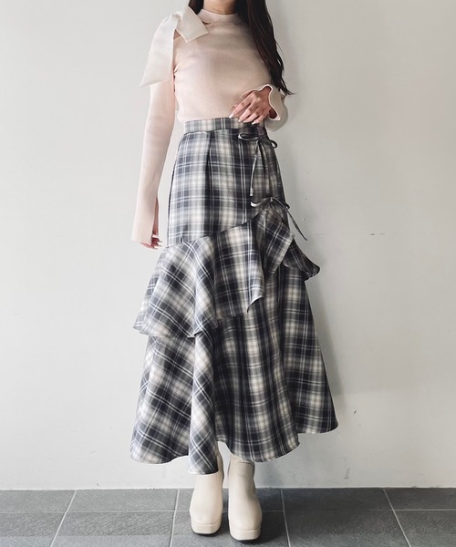 ラフッルスリットスカート（スカート）｜NOMAE（ノーマエ）の