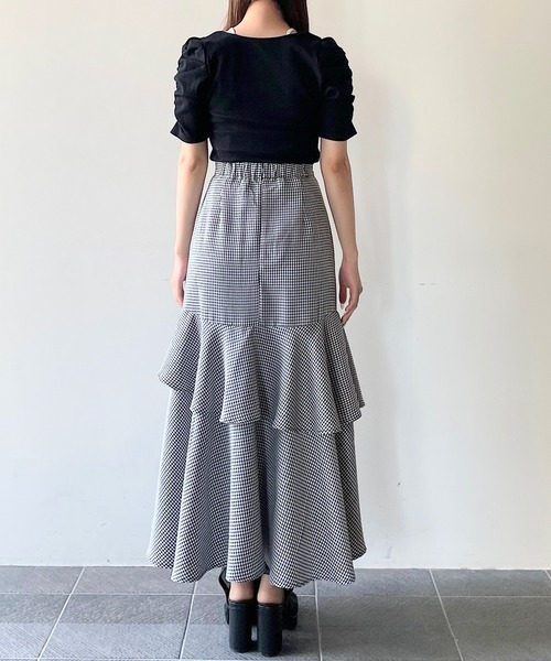 NOMAE（ノーマエ）の「ラフッルスリットスカート（スカート