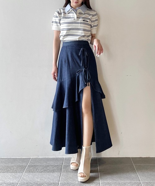 ラフッルスリットスカート（スカート）｜NOMAE（ノーマエ）の