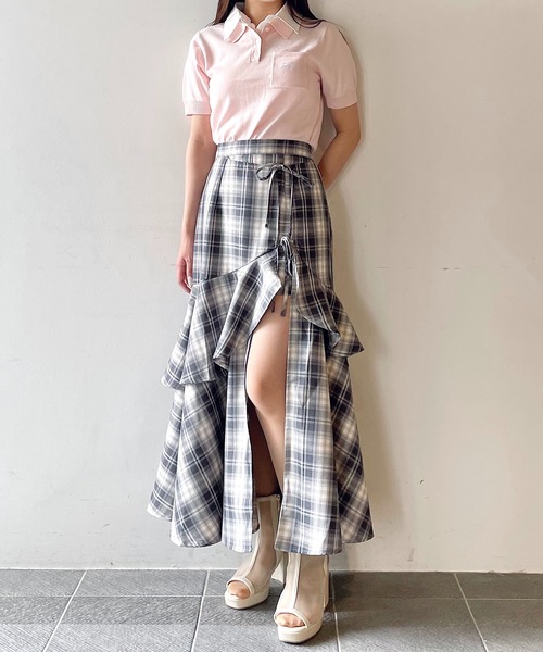 NOMAE ラフッルスリットスカート ラフッルスリットスカート（スカート）｜NOMAE（ノーマエ）の