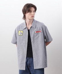 MANASTASH/マナスタッシュ/PATCHED LOGO WORK SHIRTS