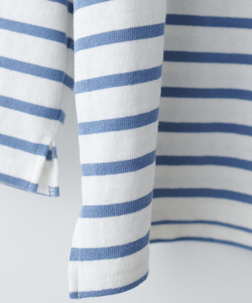 natural couture（ナチュラルクチュール）の「便利なベーシックボーダーT（Tシャツ/カットソー・レディース・ネイビー/ピンク/ブルー/ブラック/ベージュ・FREE）」の21枚目の写真