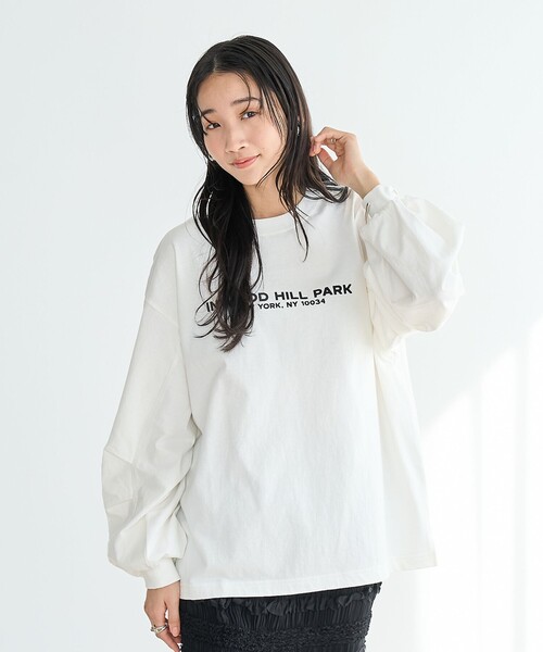 coen（コーエン）の「USAコットン ボリュームスリーブ アソートTシャツ（Tシャツ/カットソー・レディース・オフホワイト/その他1/その他2/ダークグレー・M/L）」の5枚目の写真