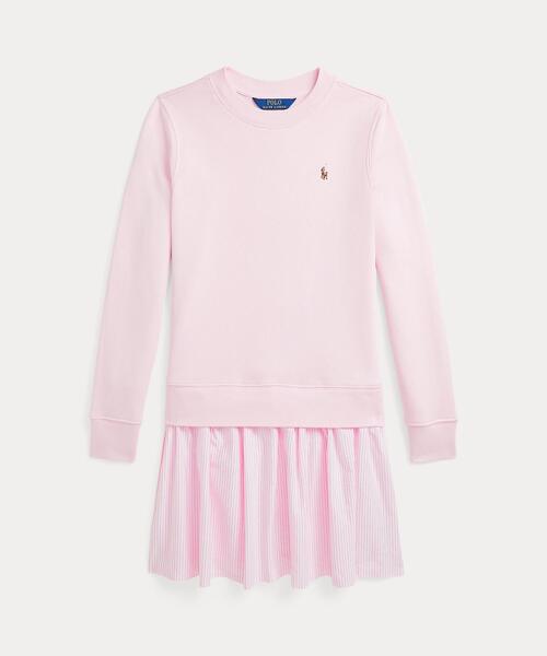 ストライプドスカート テリー ドレス