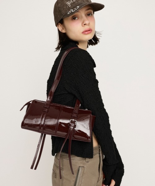 SLY(スライ)の「DANGLE SHOULDER BAG ダングル ショルダーバッグ(ショルダーバッグ・レディース・ホワイト/ブラウン/ブラック・FREE)」の3枚目の写真