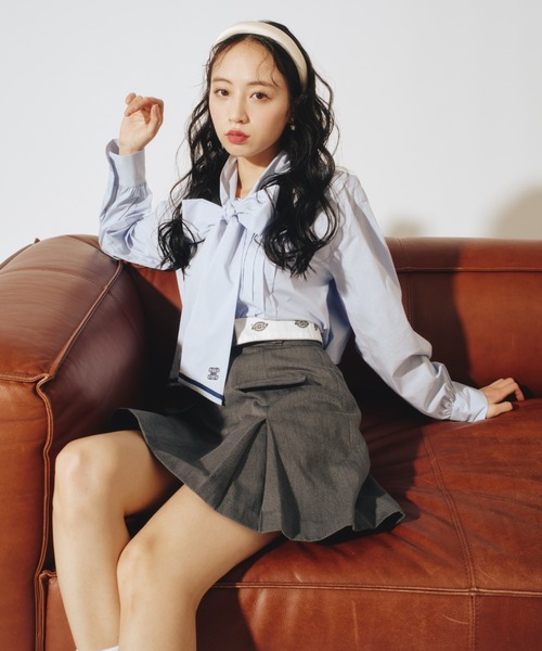 JILL by JILL STUART（ジルバイジルスチュアート）の「◇Dickies別注ミニスカート（スカート・レディース・ライトブルー/チャコールグレー/ブラック/ライトベージュ・MEDIUM/SMALL）」の10枚目の写真