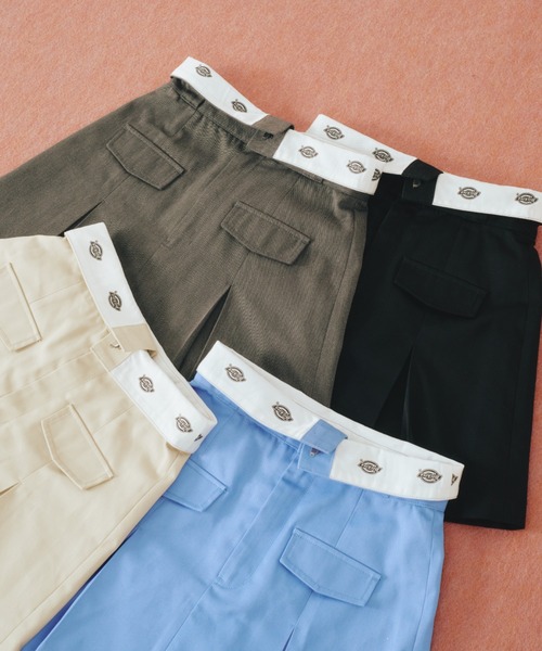 JILL by JILL STUART（ジルバイジルスチュアート）の「◇Dickies別注ミニスカート（スカート・レディース・ライトブルー/チャコールグレー/ブラック/ライトベージュ・MEDIUM/SMALL）」の17枚目の写真