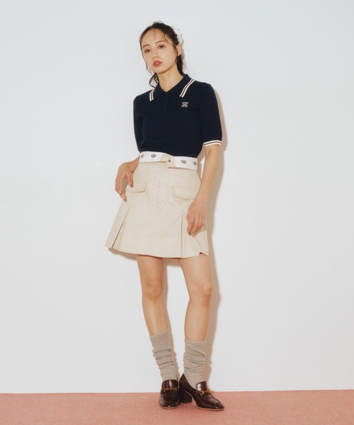 JILL by JILL STUART（ジルバイジルスチュアート）の「◇Dickies別注ミニスカート（スカート・レディース・ライトブルー/チャコールグレー/ブラック/ライトベージュ・MEDIUM/SMALL）」の5枚目の写真