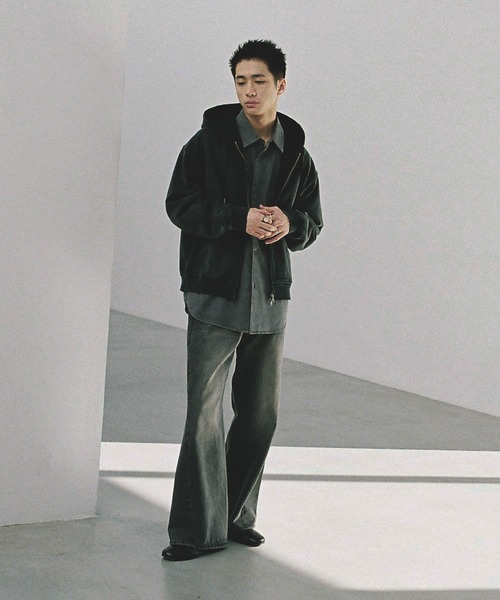 WYM LIDNM（ウィム バイ リドム）の「FADED TENCEL SHIRT