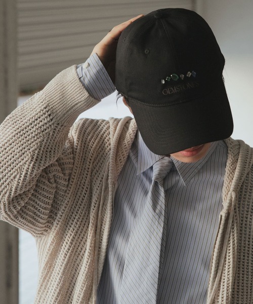 SENSE OF PLACE by URBAN RESEARCH（センスオブプレイスバイアーバンリサーチ）の「Gem Stone Twill Cap（キャップ・メンズ・ネイビー/ブラック・ONE）」の3枚目の写真