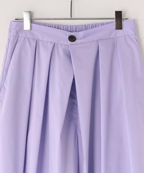 yuw（ユウ）の「フロントタックワイドパンツ　 322035（その他パンツ・レディース・ブラック/パープル・FREE）」の18枚目の写真