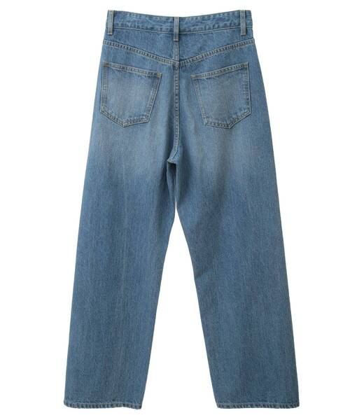 YECCA VECCA（イェッカヴェッカ）の「【ORGABITS】切替ストレートデニムパンツ（デニムパンツ・レディース・インディゴブルー/ライトインディゴブルー/ダークインディゴブルー・S/M）」の12枚目の写真