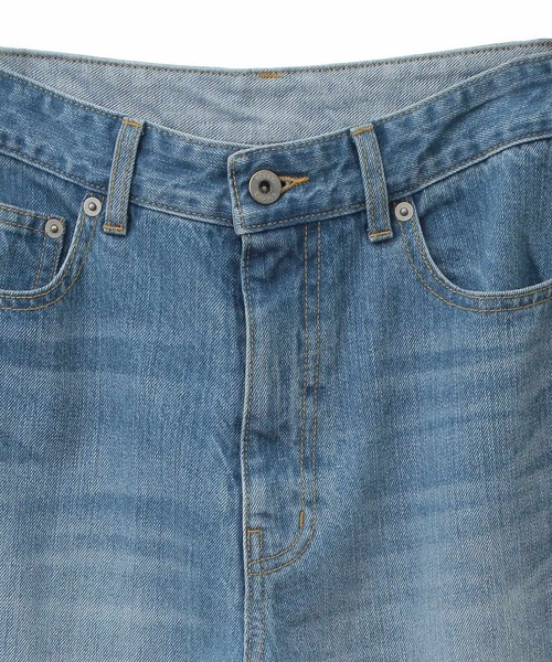 YECCA VECCA（イェッカヴェッカ）の「【ORGABITS】切替ストレートデニムパンツ（デニムパンツ・レディース・インディゴブルー/ライトインディゴブルー/ダークインディゴブルー・S/M）」の11枚目の写真