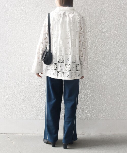 SHIPS any:〈洗濯機可能〉USAコットン 裏毛 サイドライン スウェット