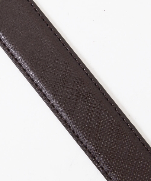 MK MICHEL KLEIN HOMME （エムケーミッシェルクランオム）の「サフィアーノレザー ドレスベルト（ベルト・メンズ・ブラック/グレー/ブラウン/ネイビー・ONESIZE）」の6枚目の写真