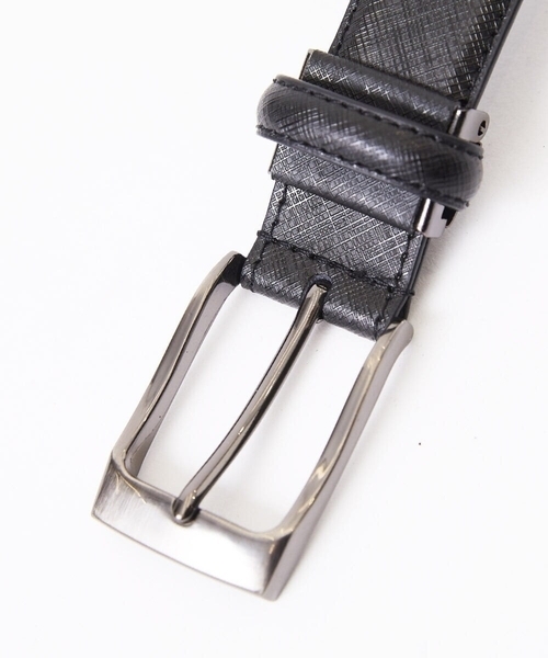 MK MICHEL KLEIN HOMME （エムケーミッシェルクランオム）の「サフィアーノレザー ドレスベルト（ベルト・メンズ・ブラック/グレー/ブラウン/ネイビー・ONESIZE）」の8枚目の写真