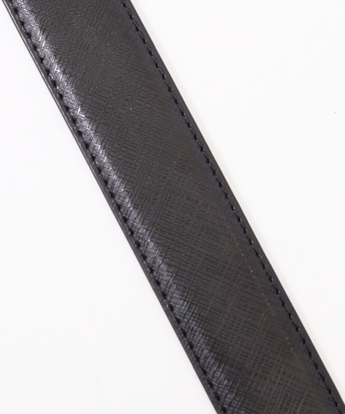 MK MICHEL KLEIN HOMME （エムケーミッシェルクランオム）の「サフィアーノレザー ドレスベルト（ベルト・メンズ・ブラック/グレー/ブラウン/ネイビー・ONESIZE）」の9枚目の写真