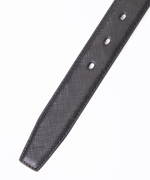 MK MICHEL KLEIN HOMME （エムケーミッシェルクランオム）の「サフィアーノレザー ドレスベルト（ベルト・メンズ・ブラック/グレー/ブラウン/ネイビー・ONESIZE）」の10枚目の写真